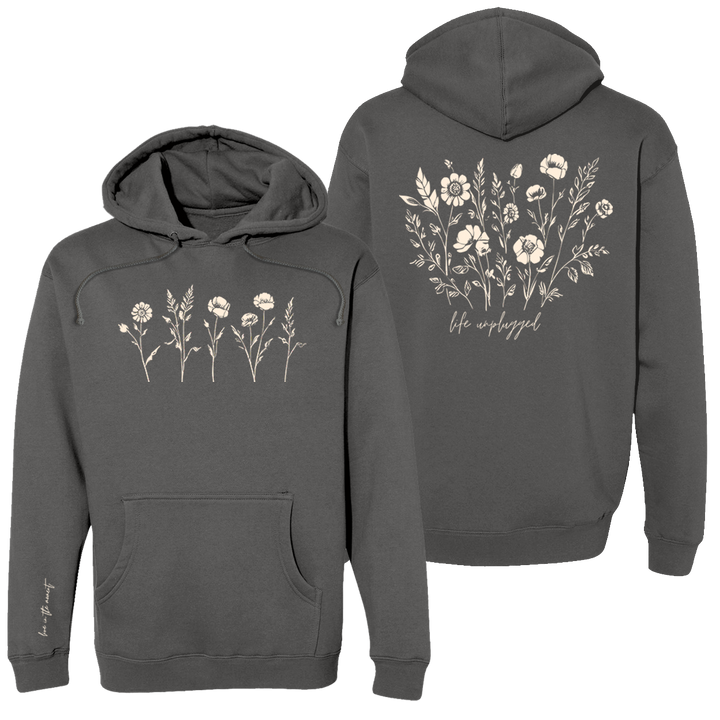 Live in the Moment Wildflower Heavyweight Hoodie