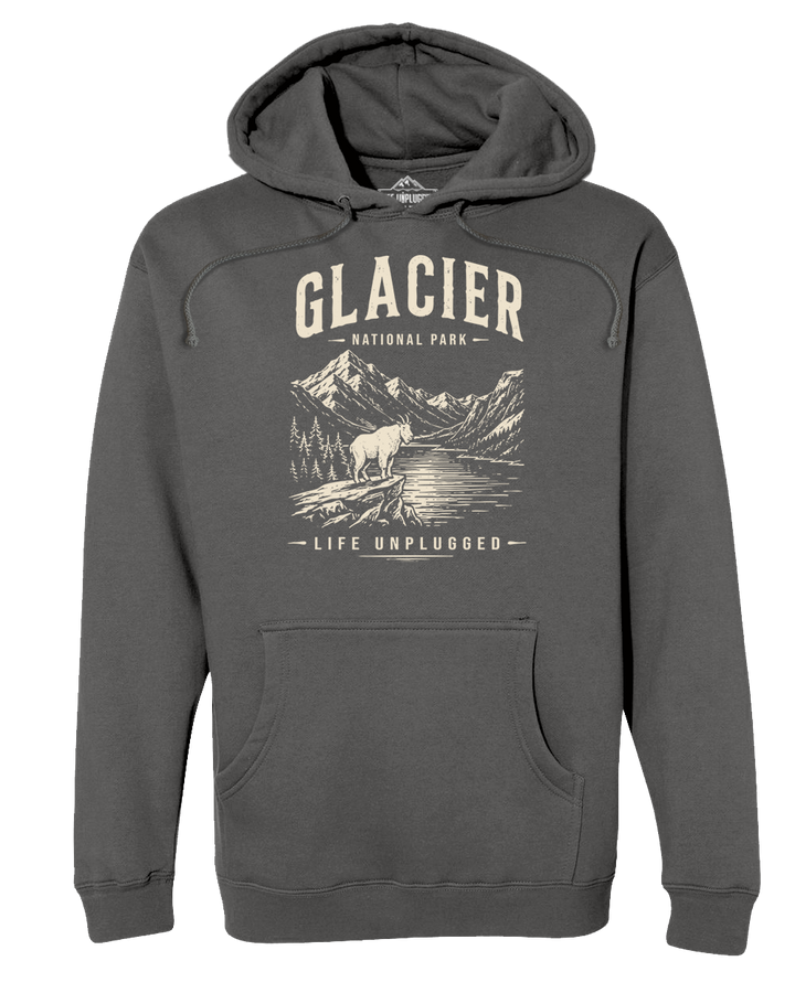 GLACIER NATIONAL PARK Heavyweight Hoodie