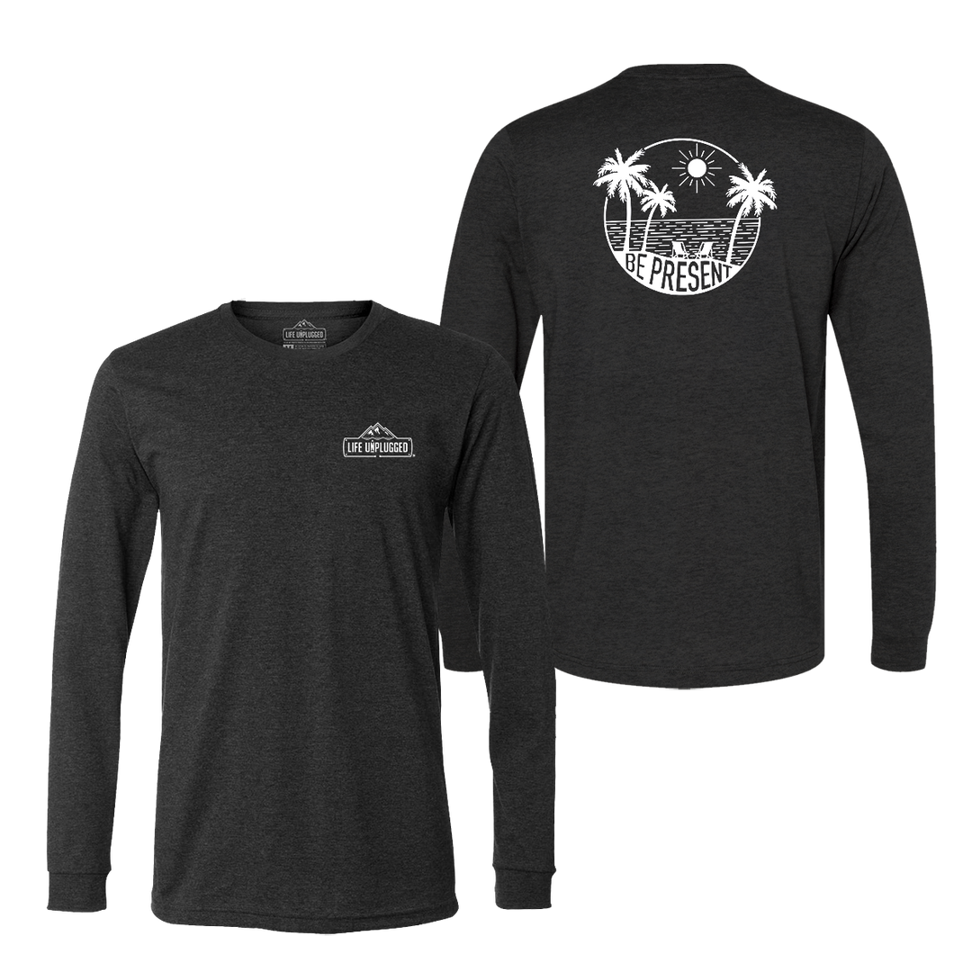 Be Present Beach Long Sleeve T-Shirt