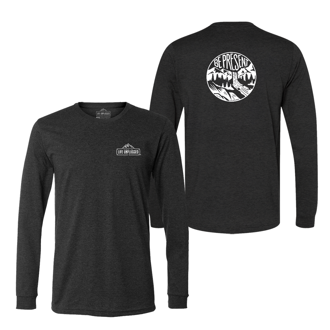 Be Present Waterfall Long Sleeve T-Shirt