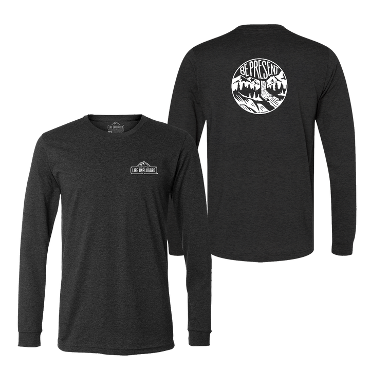 Be Present Waterfall Long Sleeve T-Shirt