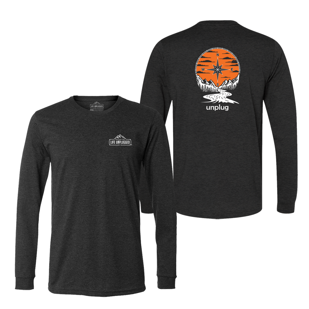 Compass Sunset Long Sleeve T-Shirt