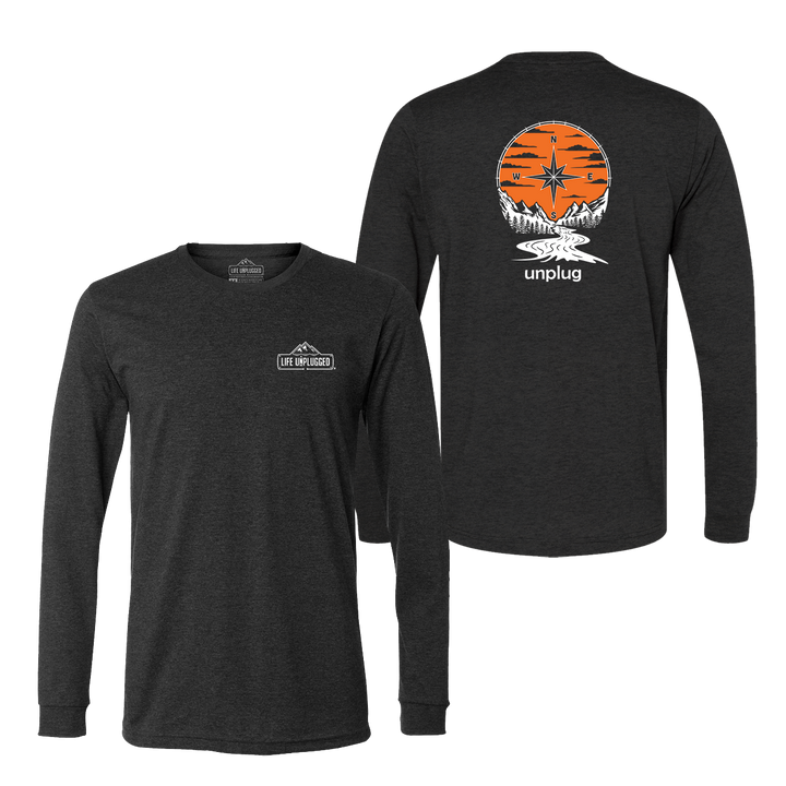 Compass Sunset Long Sleeve T-Shirt