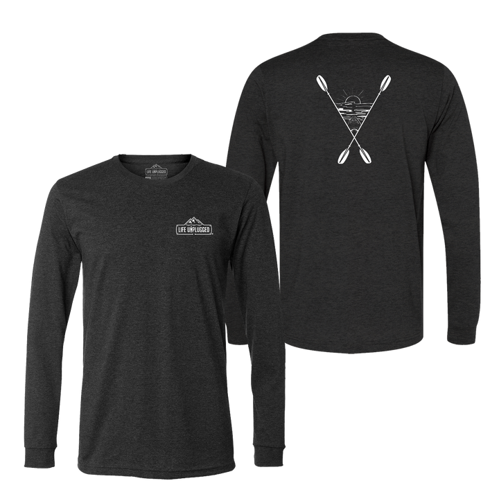 Kayaking Into The Sunset Long Sleeve T-Shirt