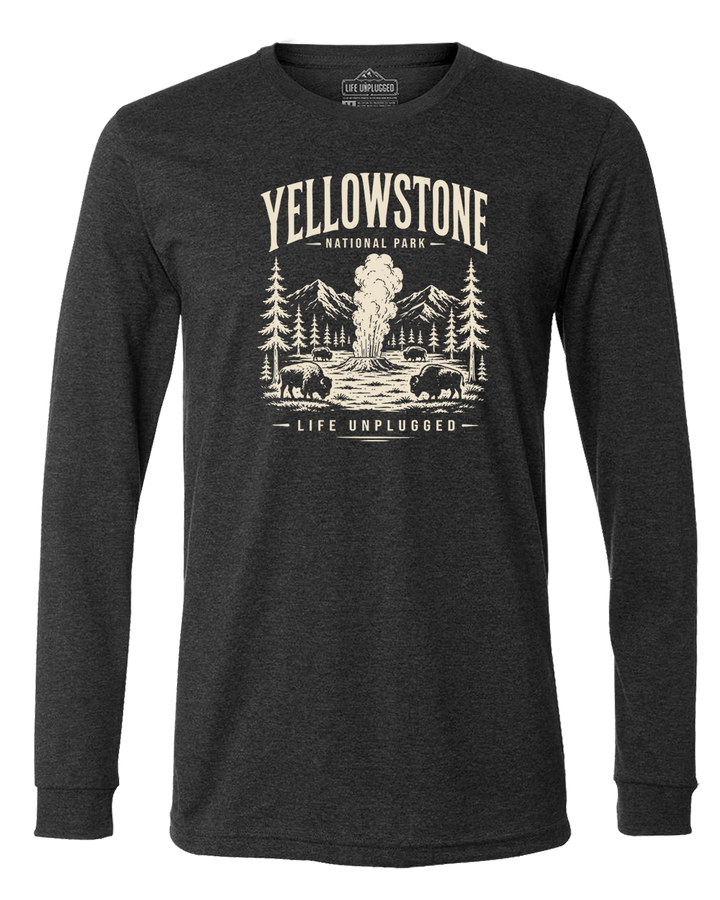 YELLOWSTONE NATIONAL PARK Long Sleeve T-Shirt