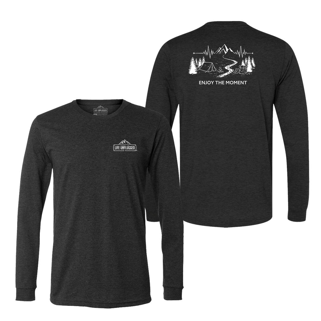 ENJOY THE MOMENT (MOUNTAIN SCENE) Long Sleeve T-Shirt