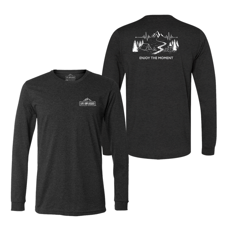 ENJOY THE MOMENT (MOUNTAIN SCENE) Long Sleeve T-Shirt