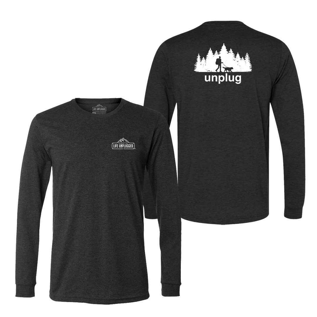 Dog Walks in the Woods Long Sleeve T-Shirt