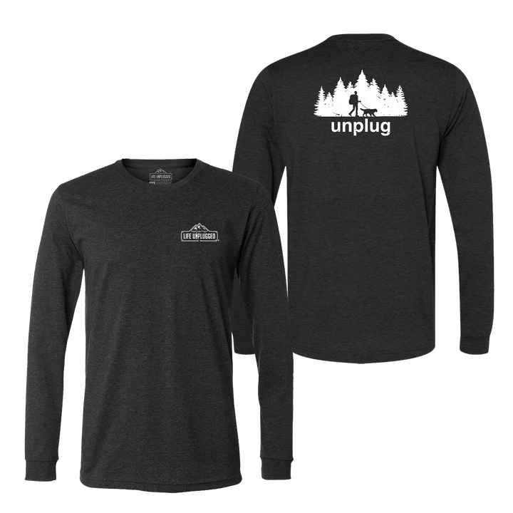 Dog Walks in the Woods Long Sleeve T-Shirt