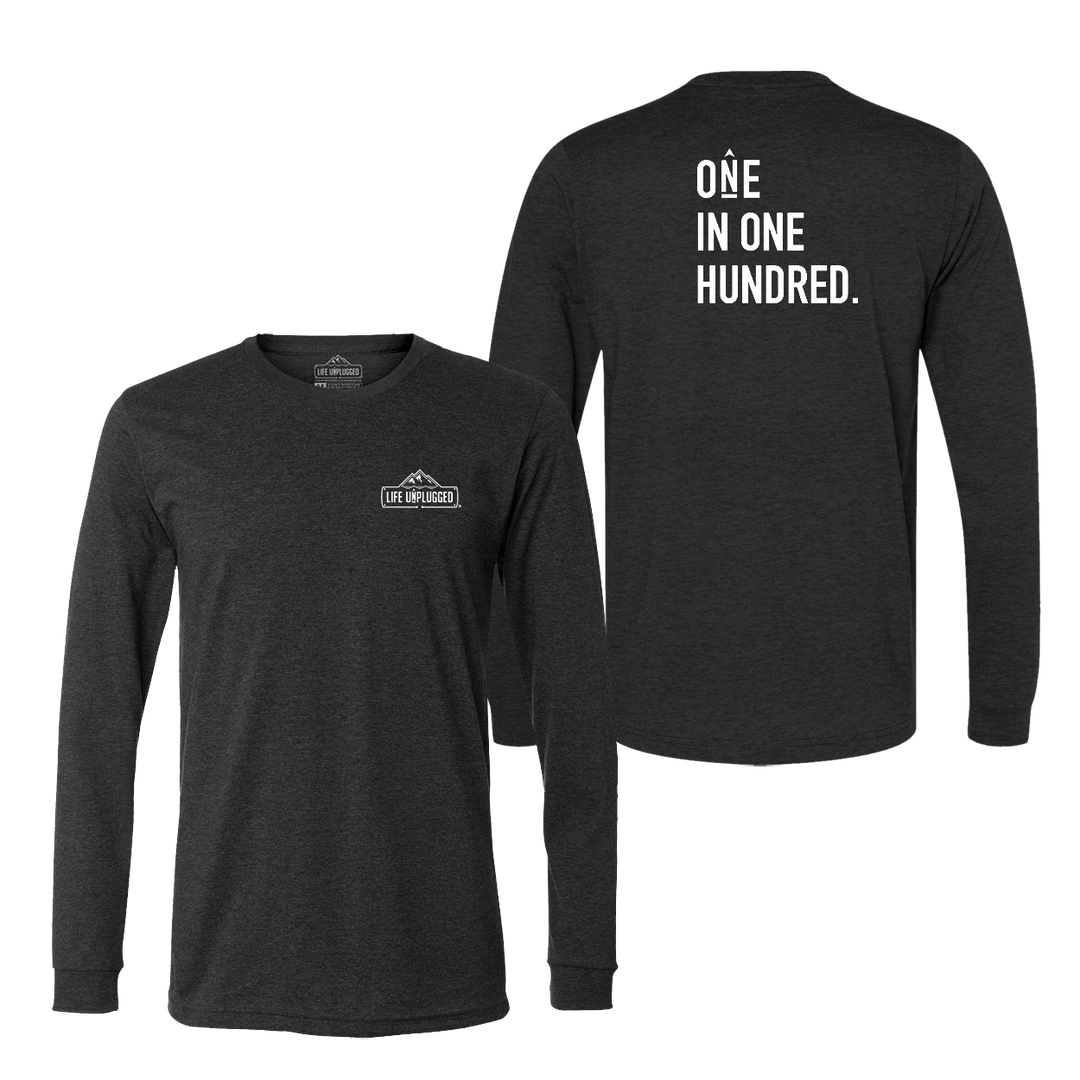 One in One Hundred Stacked Long Sleeve T-Shirt