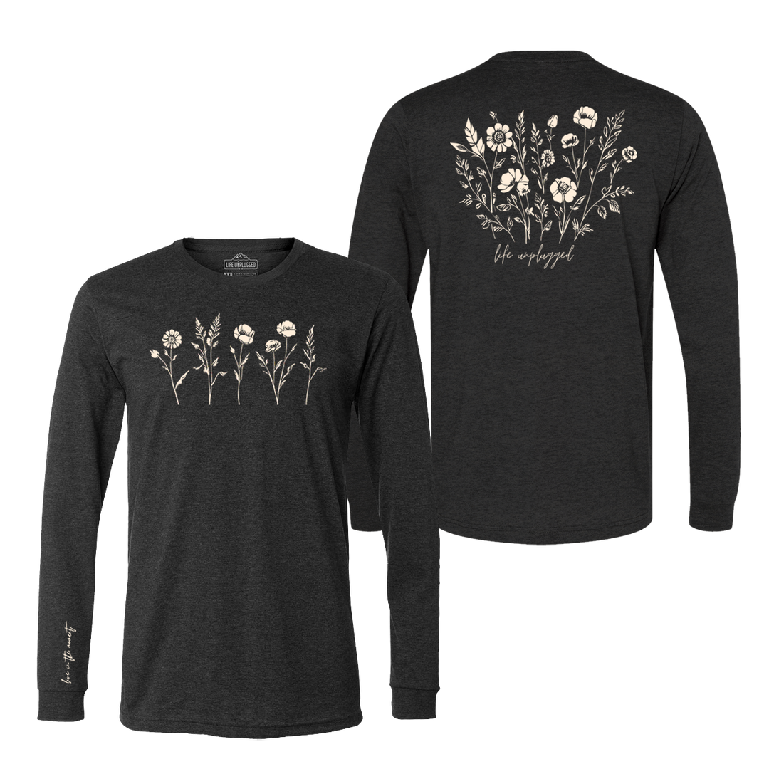Live in the Moment Wildflower Long Sleeve T-Shirt