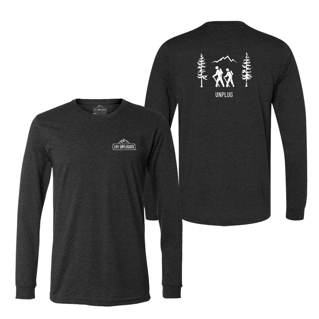 Hiking Scene Long Sleeve T-Shirt
