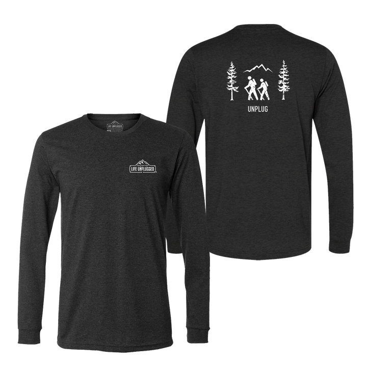 Hiking Scene Long Sleeve T-Shirt