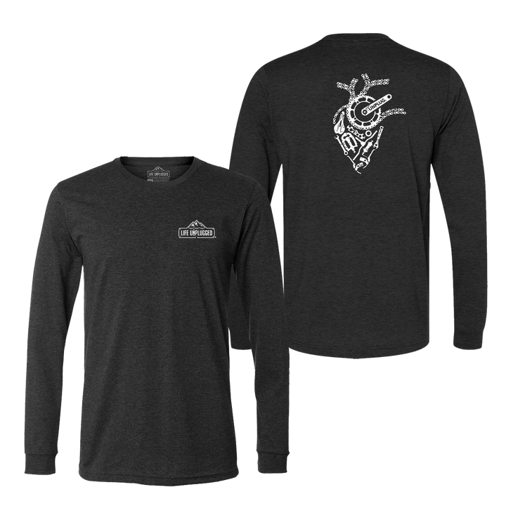Anatomical Heart (Bicycle Parts) Long Sleeve T-Shirt