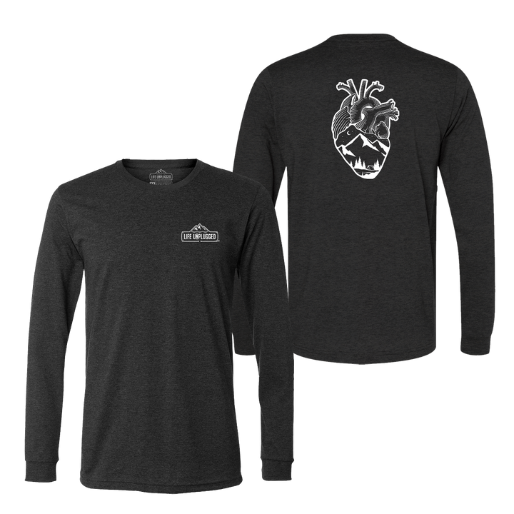 Anatomical Heart (Full Chest) Long Sleeve T-Shirt