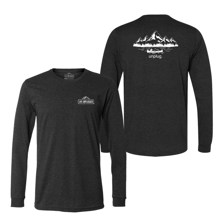 Canoeing in the Mountains Long Sleeve T-Shirt