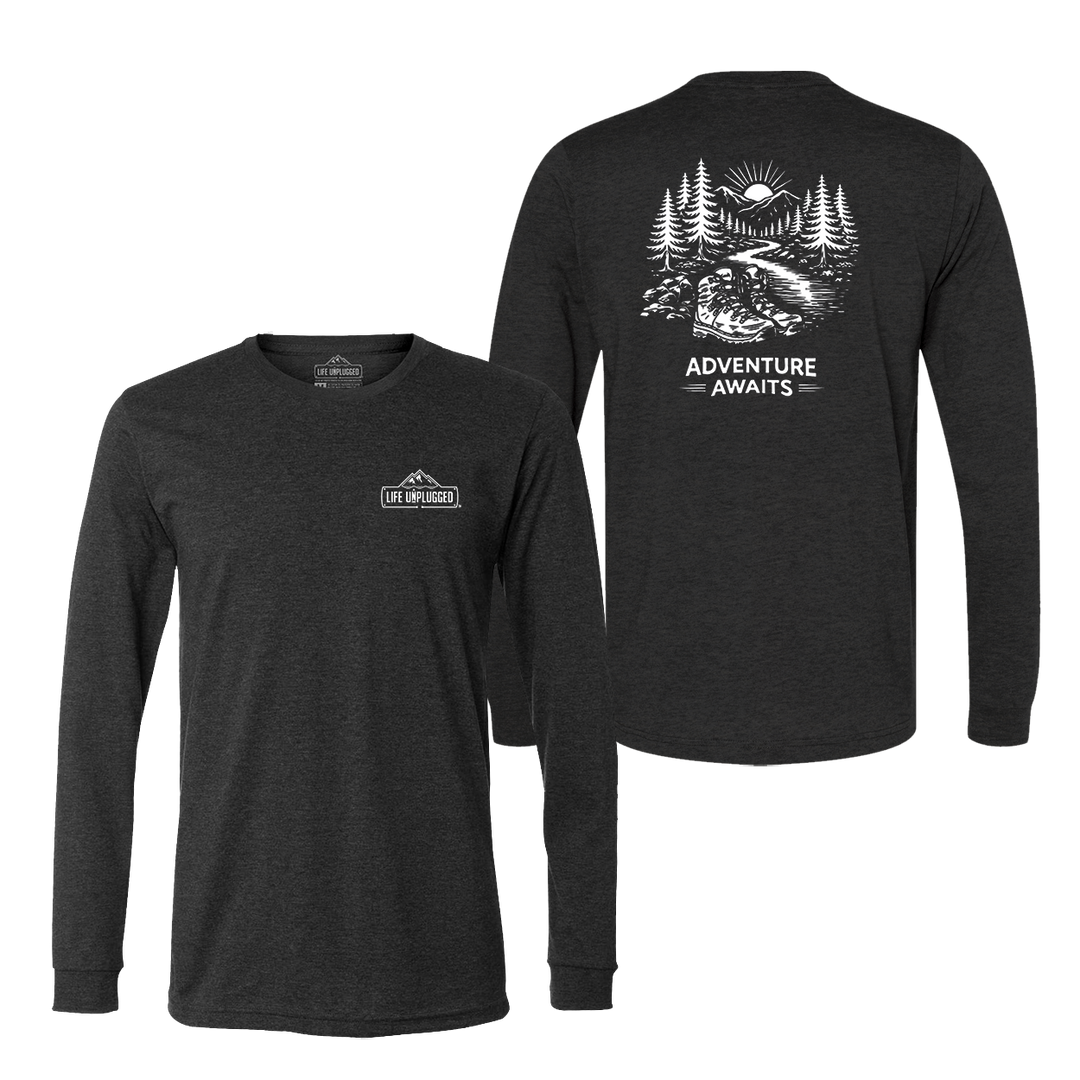 ADVENTURE AWAITS Long Sleeve T-Shirt