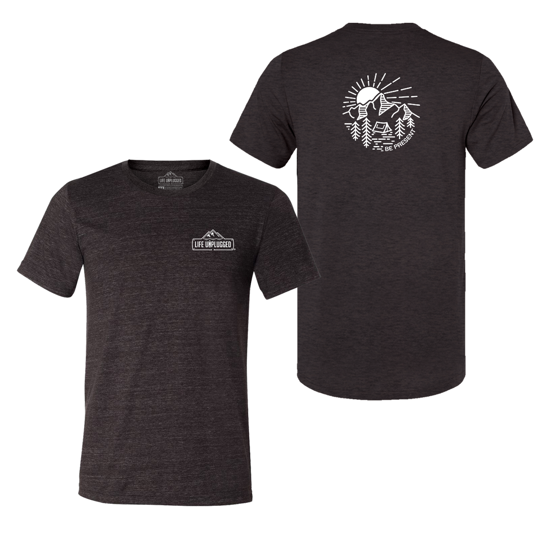 MOUNTAIN SUNSET Triblend T-Shirt