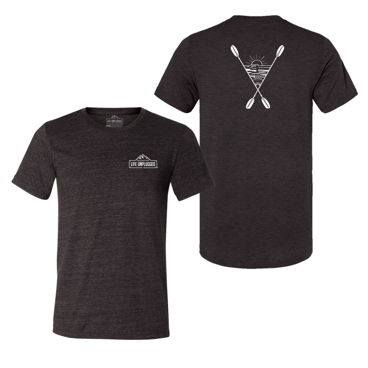 Kayaking Into The Sunset Triblend T-Shirt
