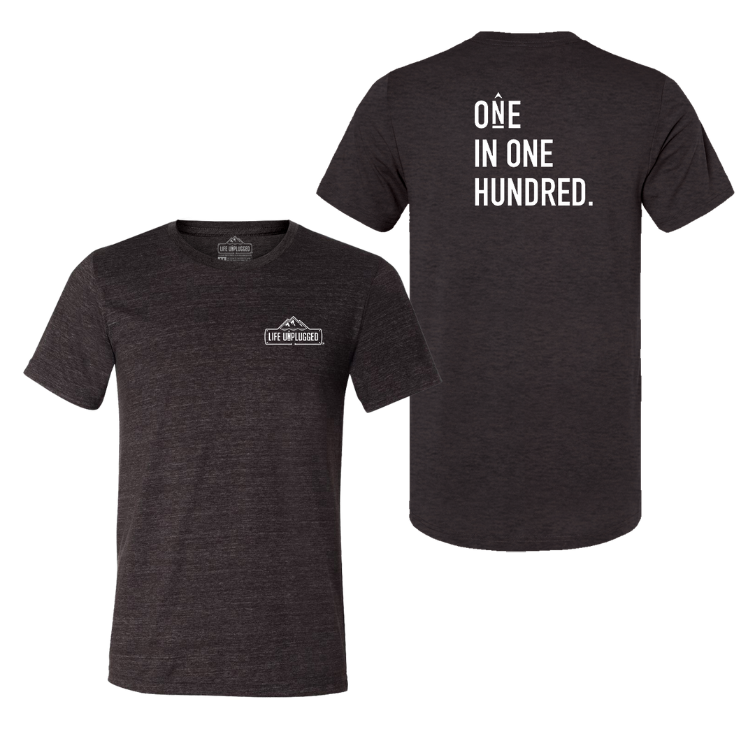 One in One Hundred Stacked Triblend T-Shirt