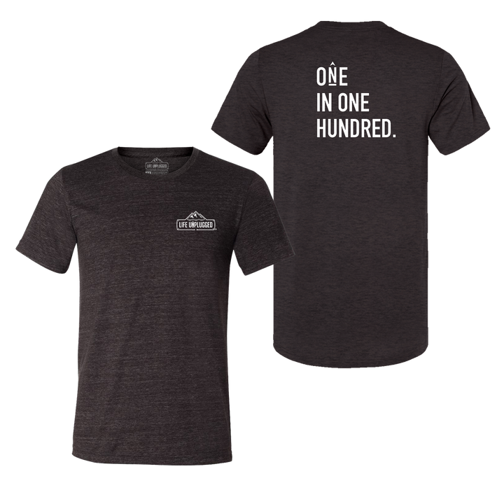 One in One Hundred Stacked Triblend T-Shirt