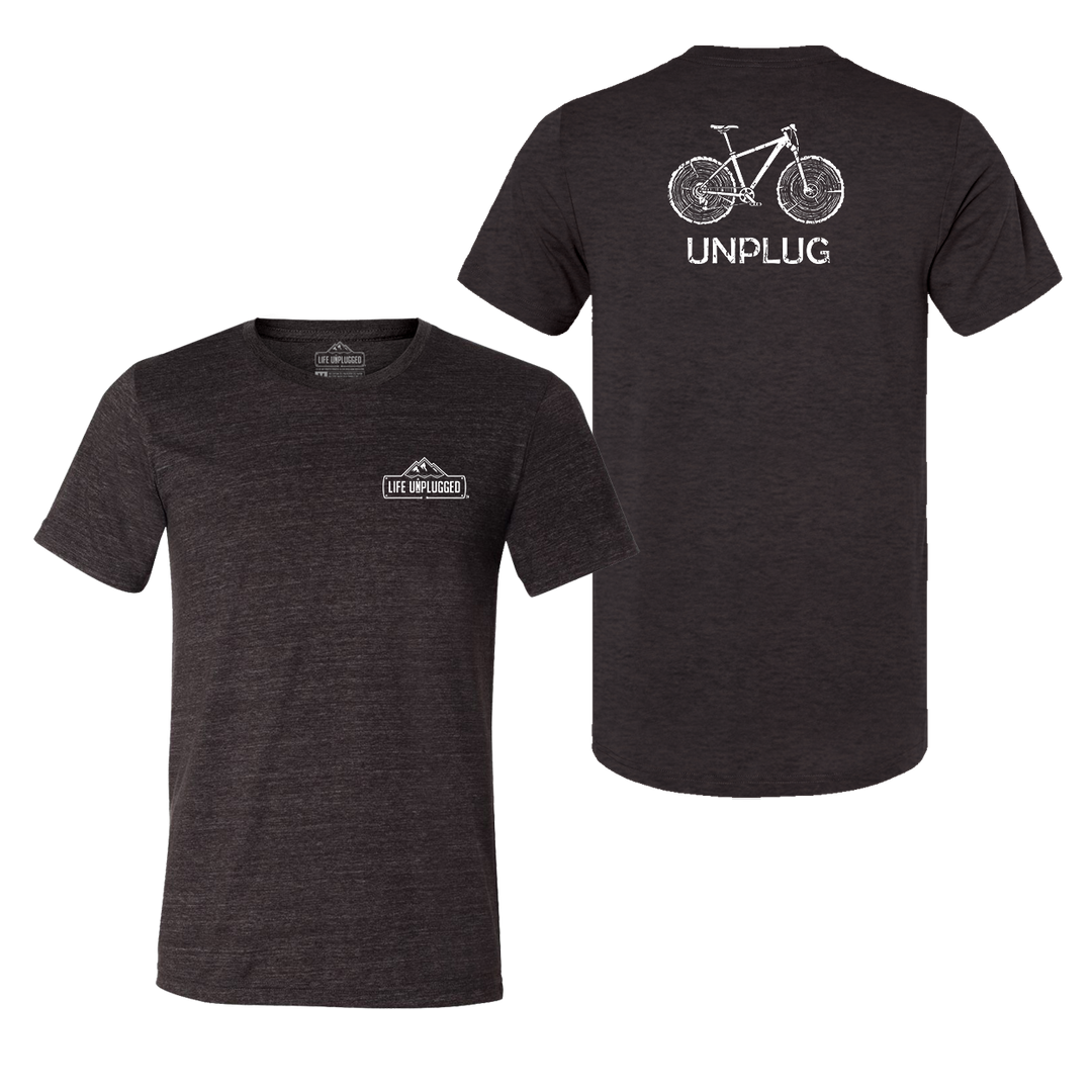 MOUNTAIN BIKE TREE STUMPS Triblend T-Shirt