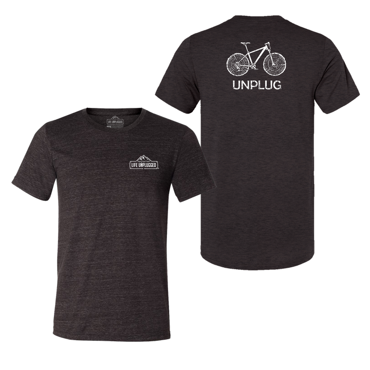 MOUNTAIN BIKE TREE STUMPS Triblend T-Shirt