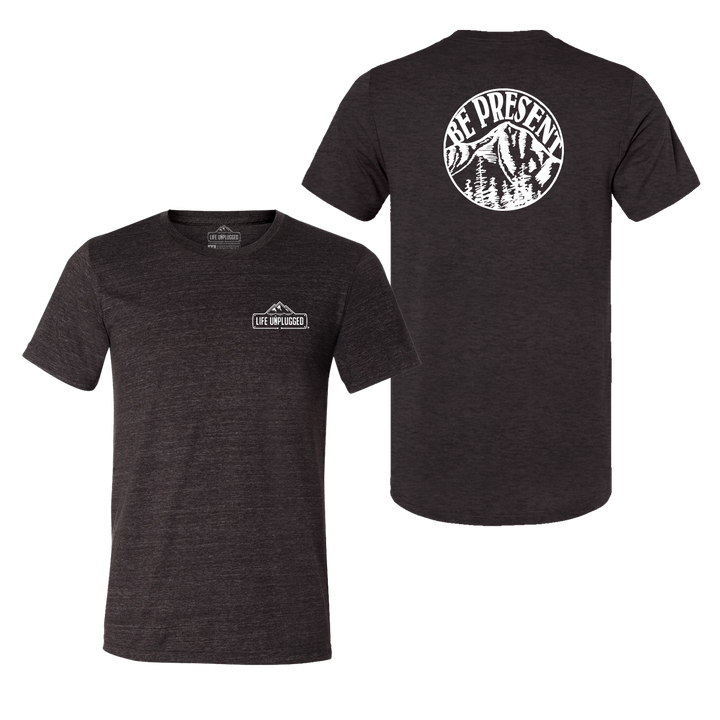Be Present Mountain Triblend T-Shirt