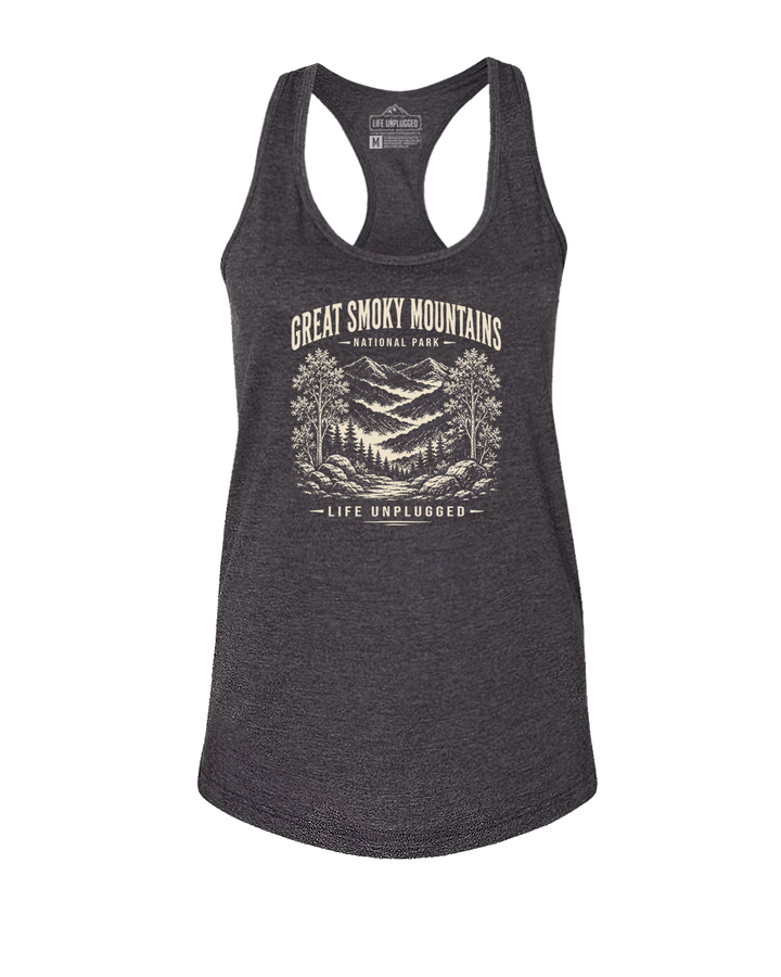 GREAT SMOKY MOUNTAINS Women's Racerback Tank Top