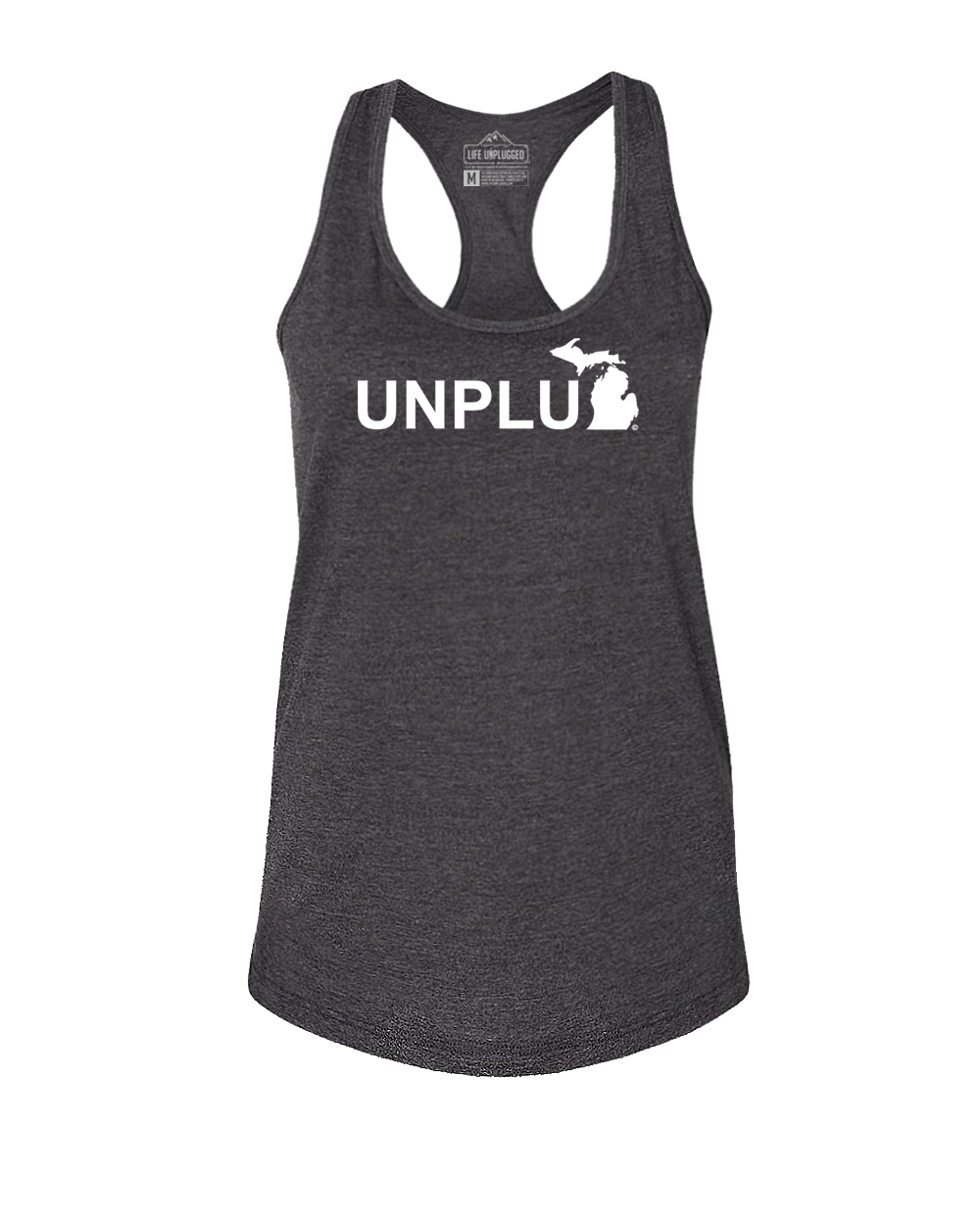 Unplug (MI) Women's Racerback Tank Top
