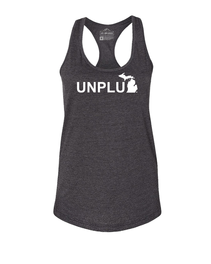 Unplug (MI) Women's Racerback Tank Top