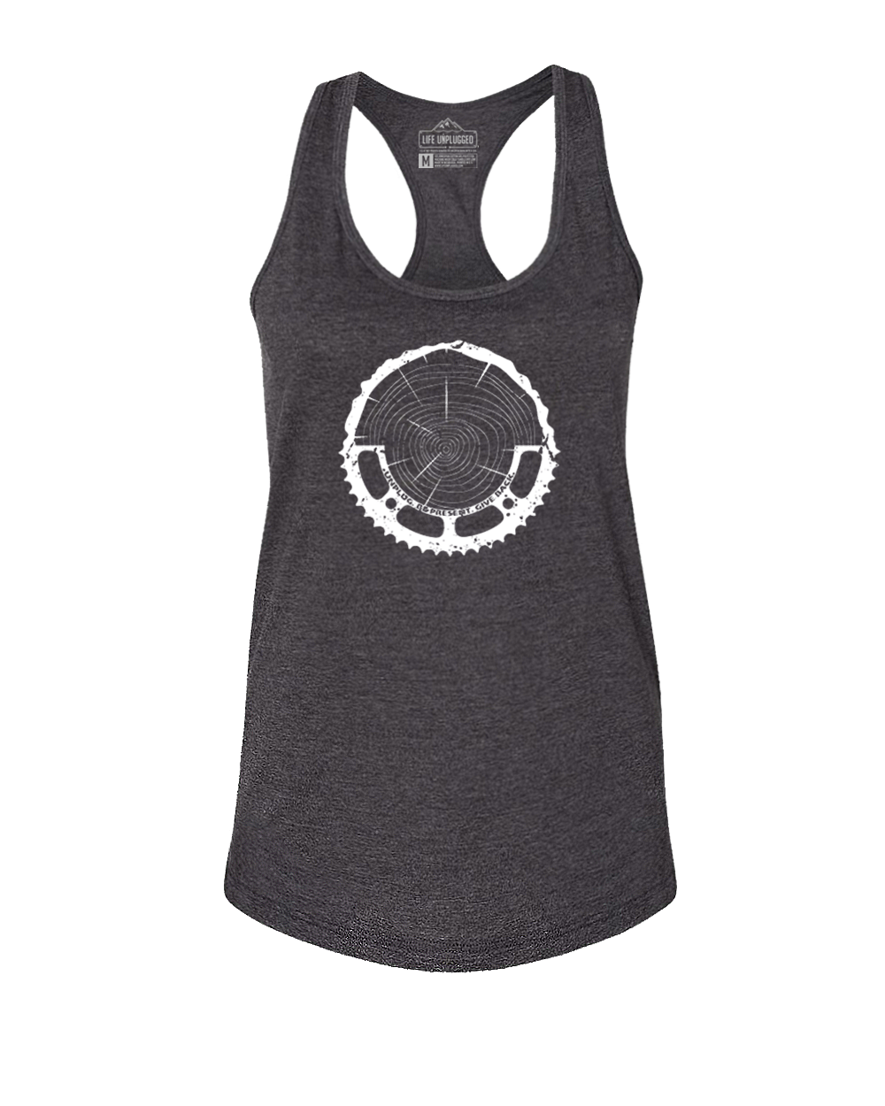 Tree Rings Chainring Women's Racerback Tank Top