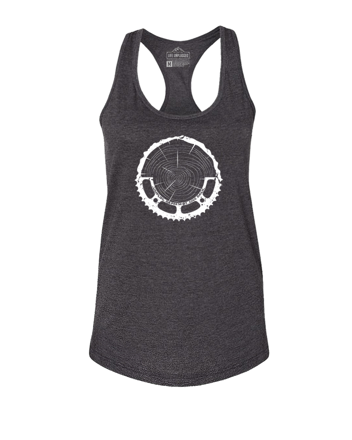 Tree Rings Chainring Women's Racerback Tank Top