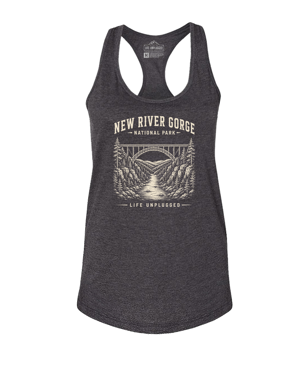 NEW RIVER GORGE NATIONAL PARK Women's Racerback Tank Top
