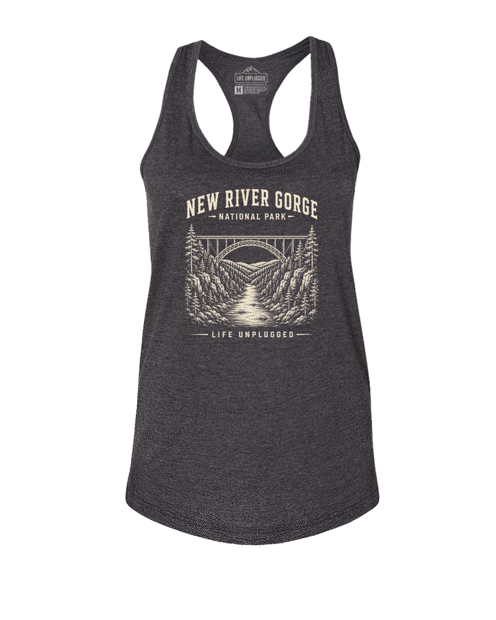 NEW RIVER GORGE NATIONAL PARK Women's Racerback Tank Top