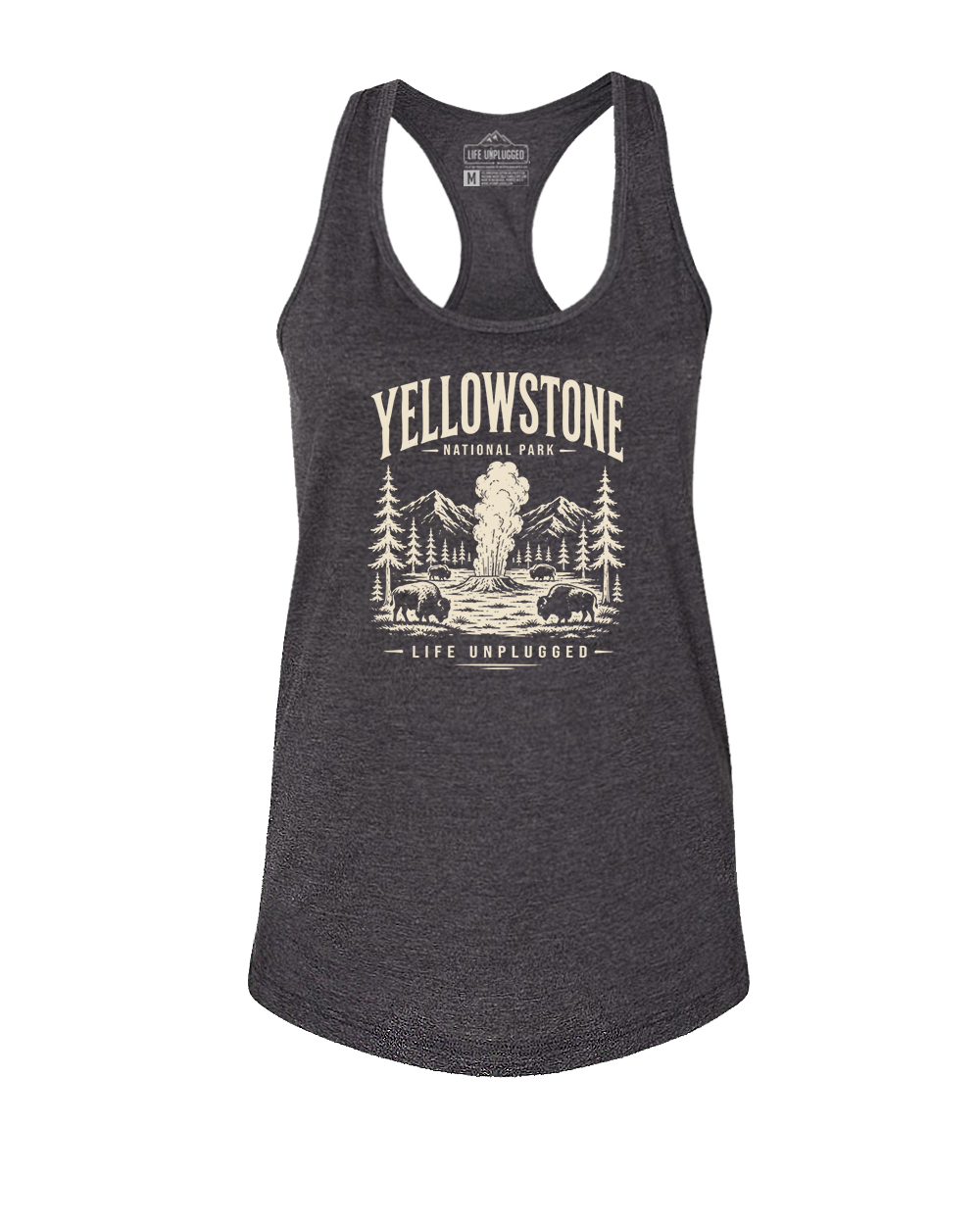 YELLOWSTONE NATIONAL PARK Women's Racerback Tank Top