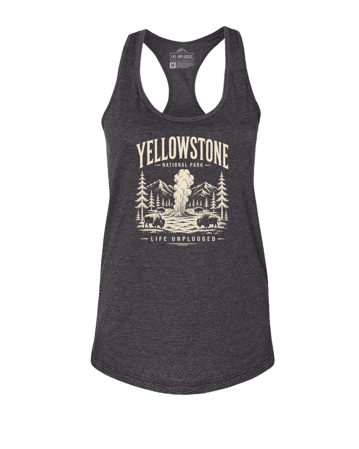 YELLOWSTONE NATIONAL PARK Women's Racerback Tank Top