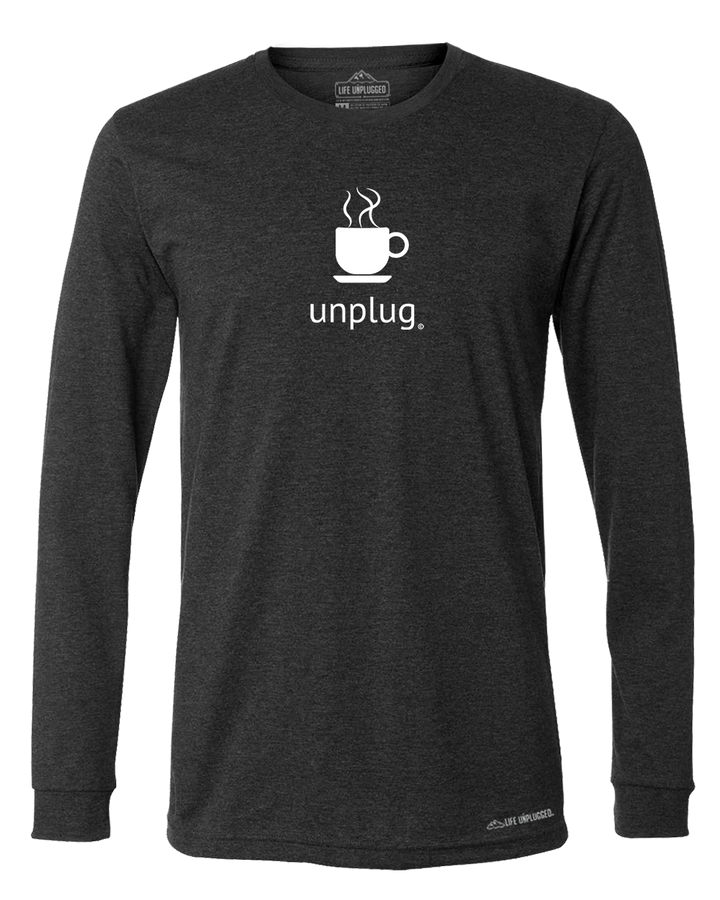 Coffee Premium Polyblend Long Sleeve T-Shirt