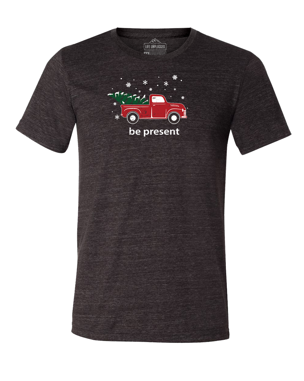 Christmas Tree Truck Triblend T-Shirt