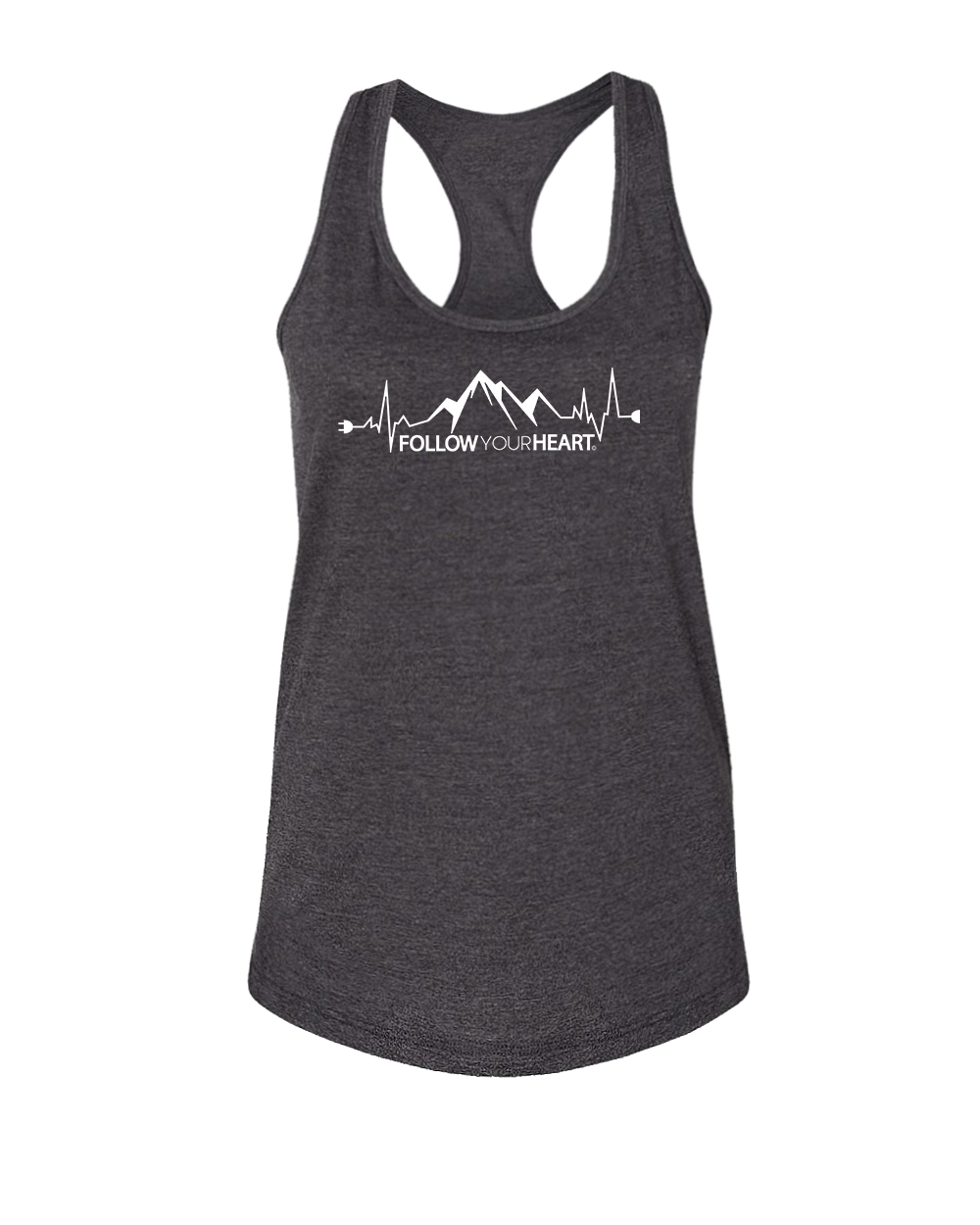 Follow Your Heart Women's Racerback Tank Top