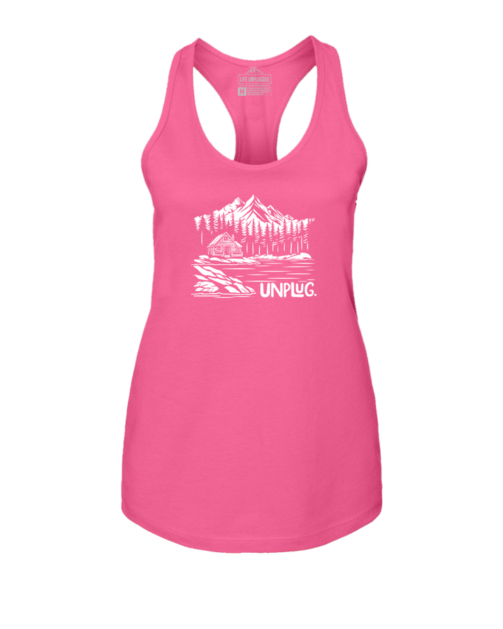 Cabin In the woods Women's Racerback Tank Top
