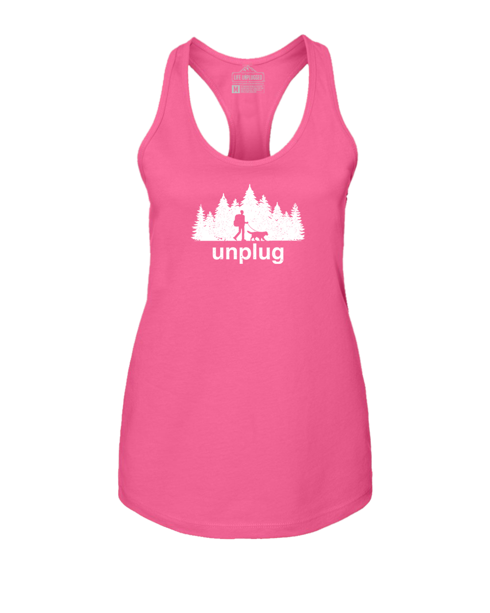 Dog Walks in the Woods Women's Racerback Tank Top