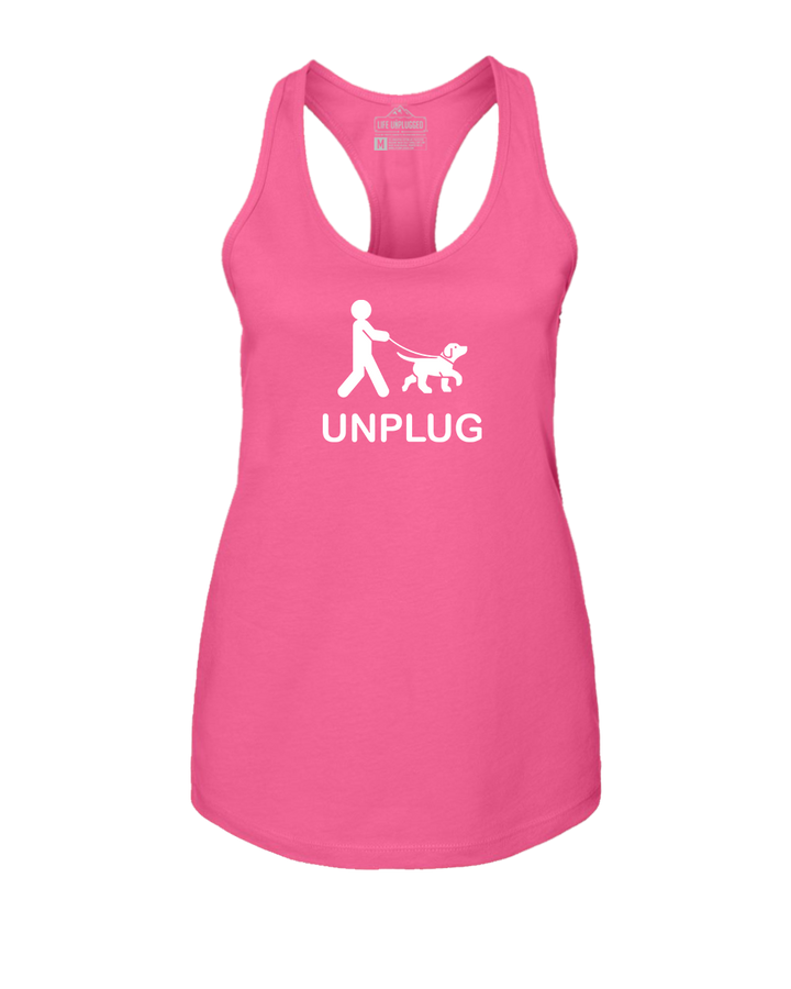 Dog Walking Women's Racerback Tank Top