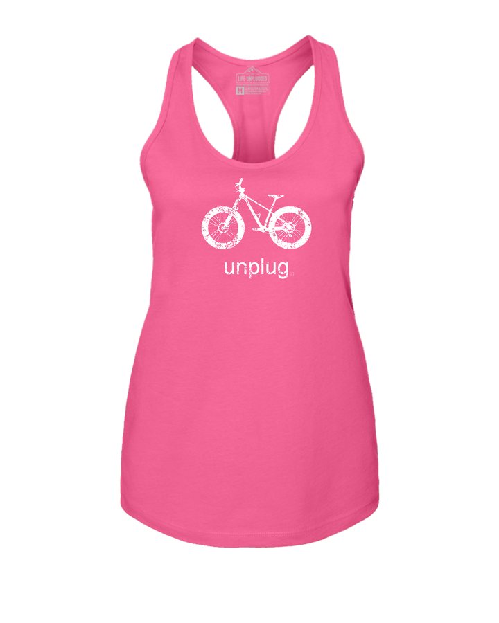 Fat Tire Bike Women's Racerback Tank Top