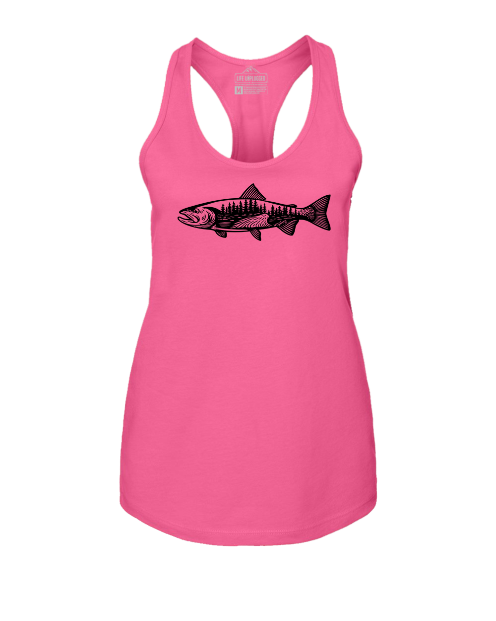 WOODLAND TROUT Women's Racerback Tank Top