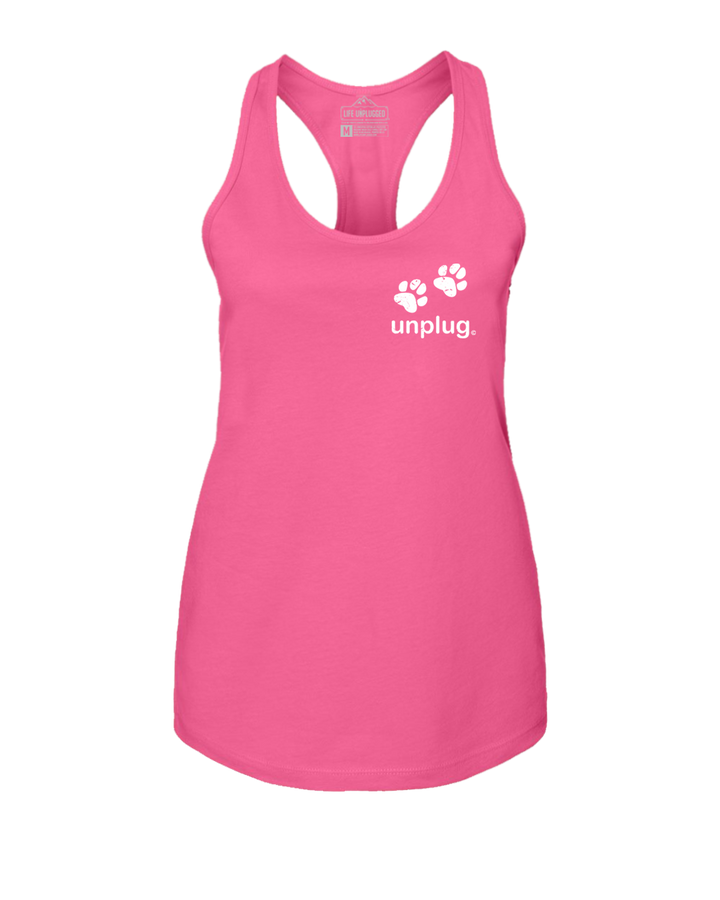 Paw Print Women's Racerback Tank Top