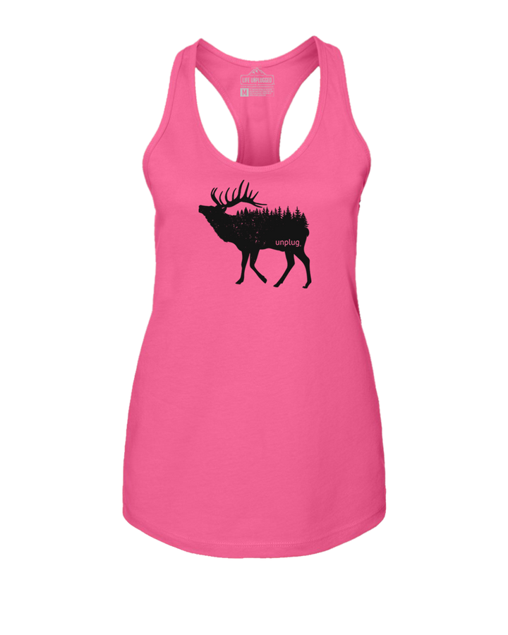 Elk In The Trees Women's Racerback Tank Top