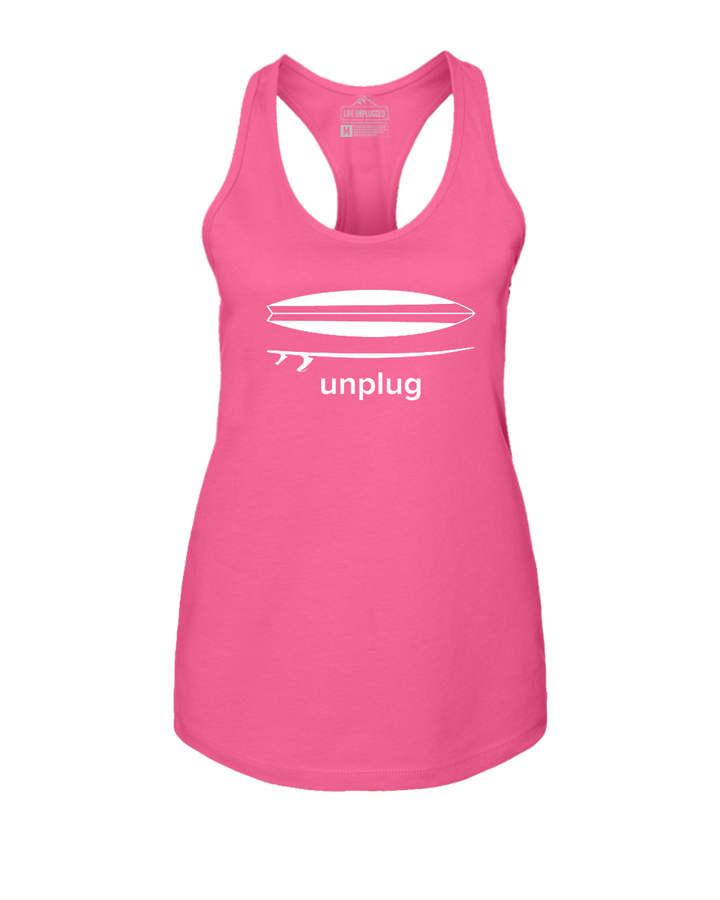 Surfing Women's Racerback Tank Top