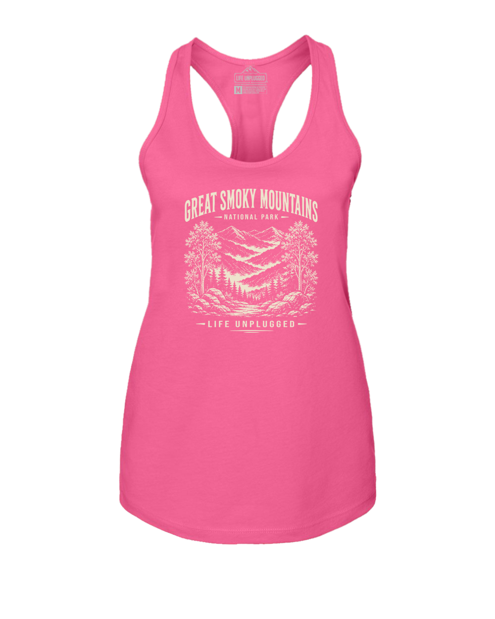 GREAT SMOKY MOUNTAINS Women's Racerback Tank Top