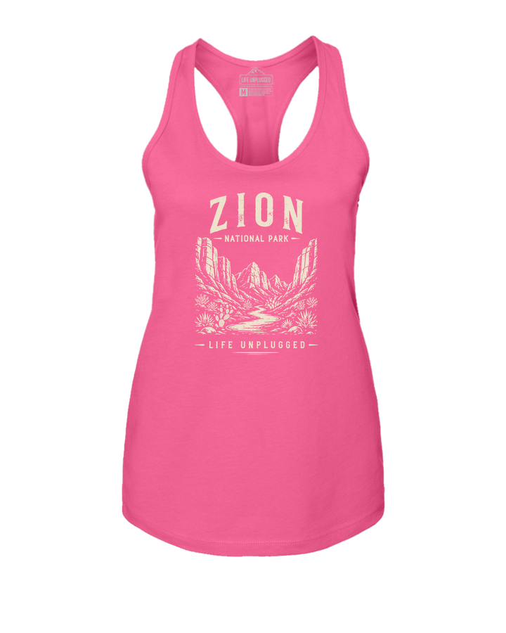 ZION NATIONAL PARK Women's Racerback Tank Top
